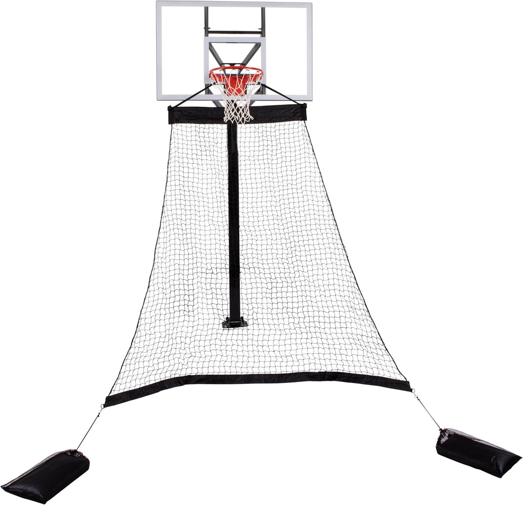 Goalrilla Basketball Hoop Return System Great for Solo Play or Free-Throw Practice and Compatible with Most In Ground Hoops , Black