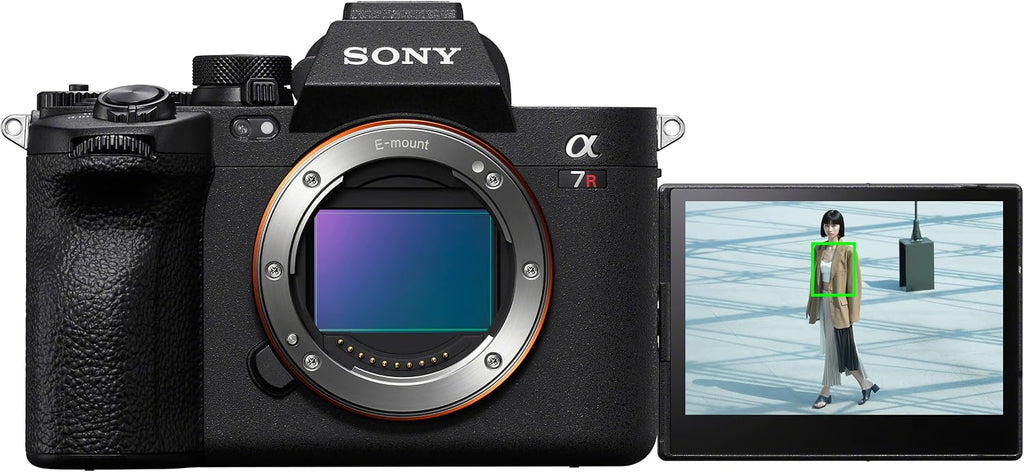 Sony a7R V Full Frame Mirrorless Camera Body with FE 24-105mm F4 G OSS Zoom Lens ILCE-7RM5 + SEL24105G Bundle with Deco Gear Photography Backpack + Monopod + Extra Battery, LED and Kit Accessories