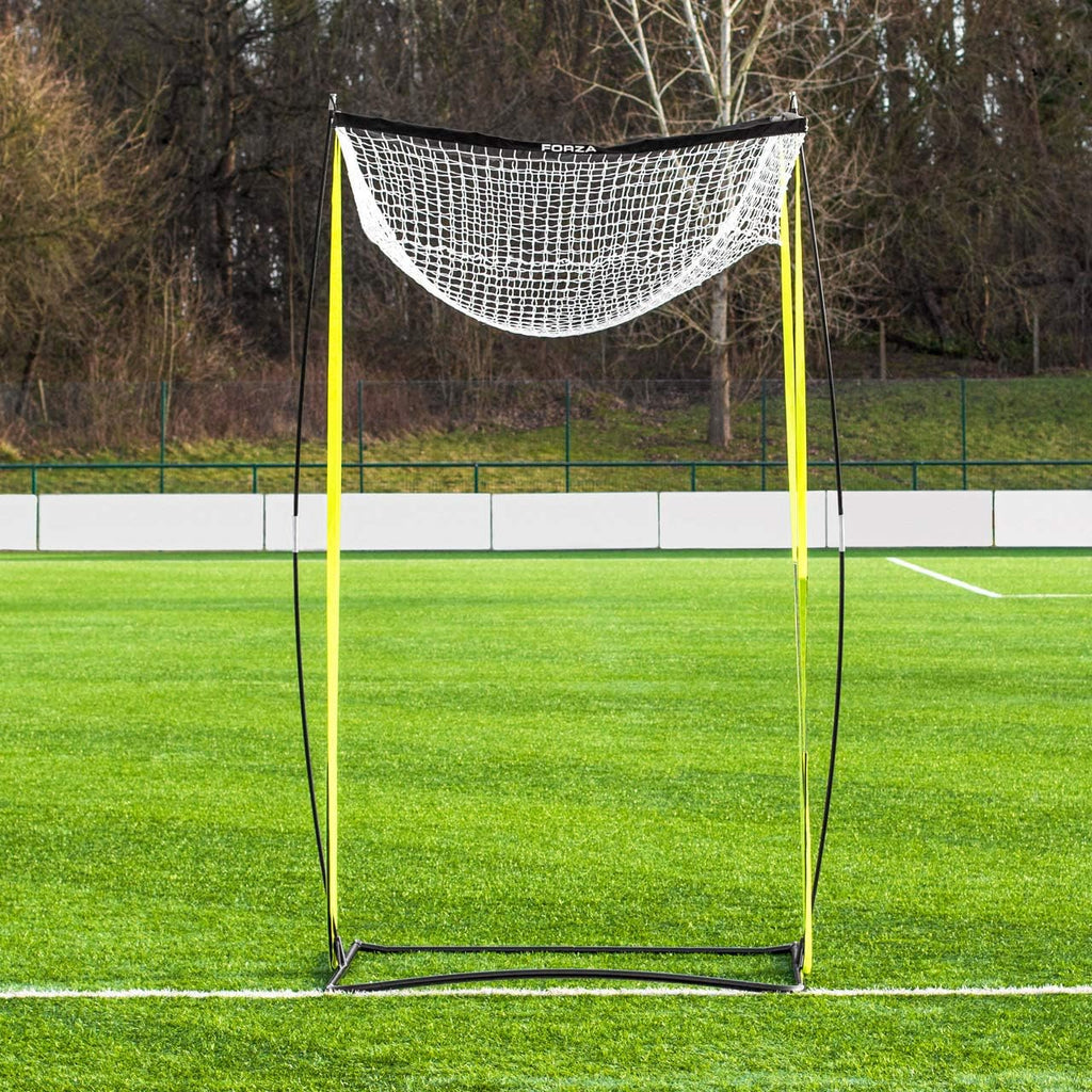 FORZA Quarterback Throwing Net - QB Target Practice Aid | Football Fade Trainer Practice Equipment | Quarterback Drop in Throwing Net | Football Training Gear