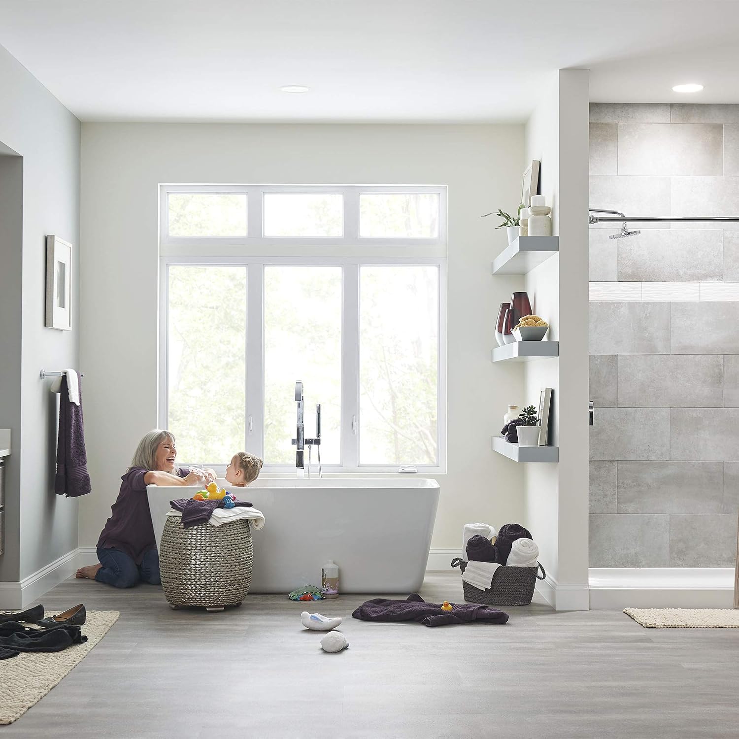 American Standard 2766034.020 Sedona Loft 62.75 in. Acrylic Freestanding Soaker Bathtub, White