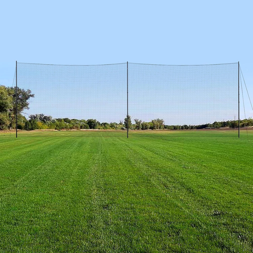 Ball Stop System - Soccer Backstop Net, Heavy Duty, High Impact, Practice Barrier
