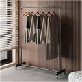 Sturdy Rolling Garment Rack with Wheels - Portable Clothing Organizer for Bedroom & Living Room
