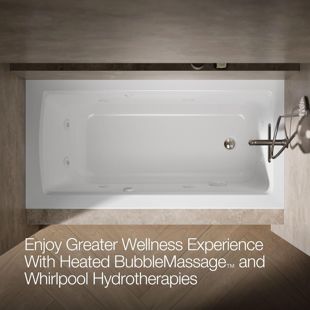 Kohler K-1947-XHGHR-0 Archer Bathtub, White