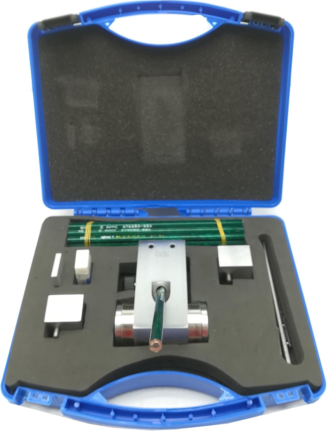CGOLDENWALL Pencil hardness tester QHQ-A Paint Coating Film Scratch Tester Kit with 13 Pcs Pencils 500/750/1000g Weights for Abrasion, Scratch Resistance Test