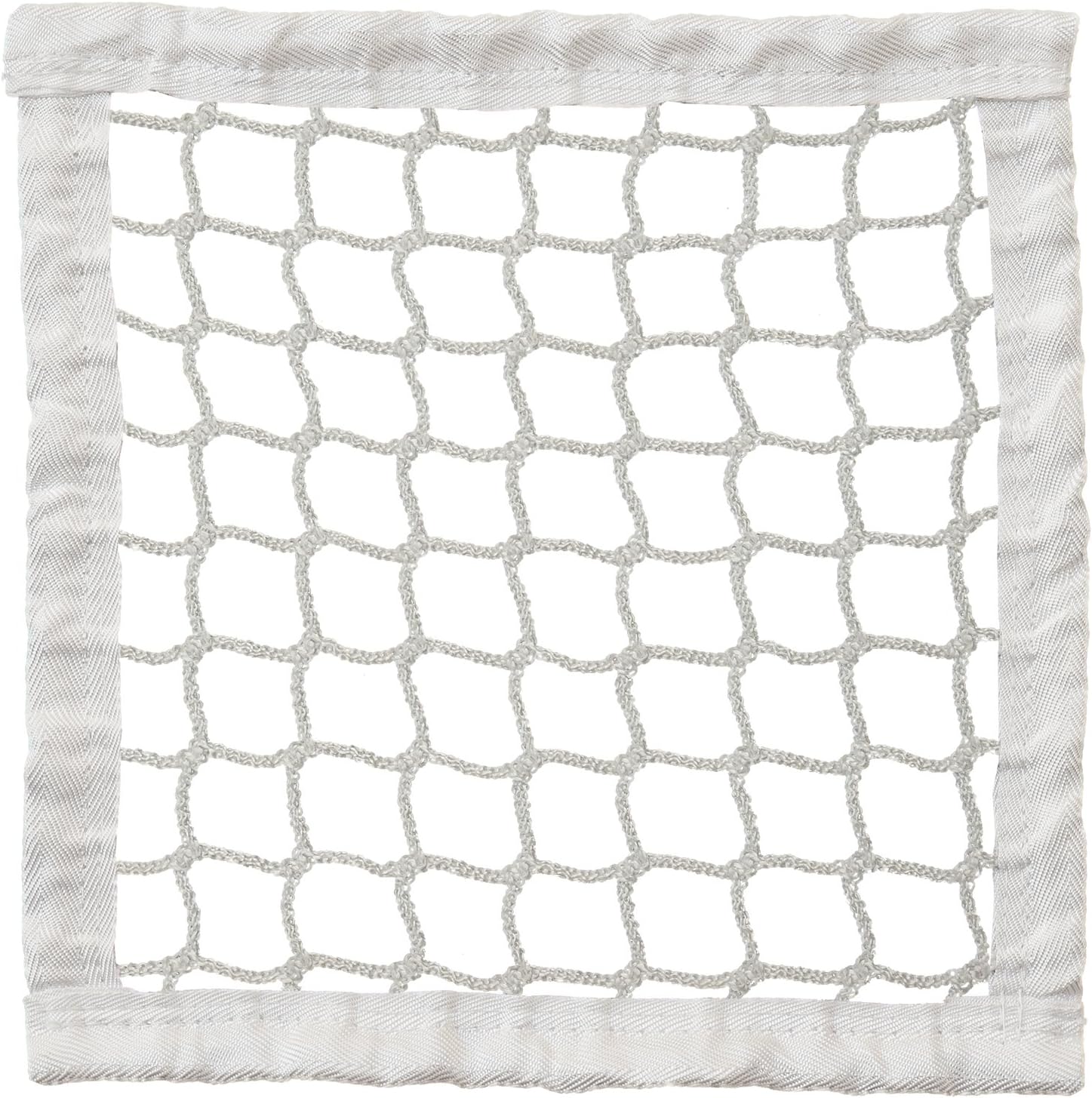 Champion Sports Lacrosse Goal Net - 4mm Official Size White Nylon Net Replacement (Pack of 2)