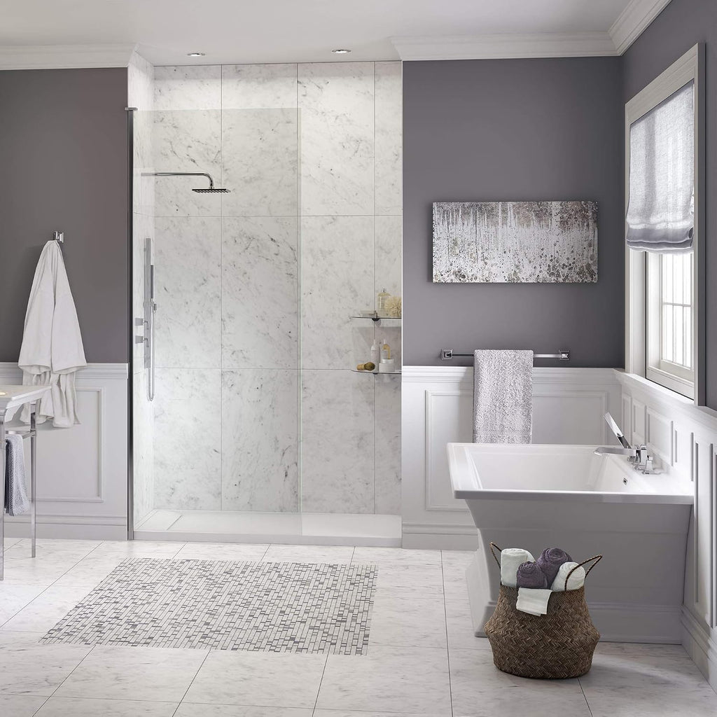 American Standard 2546004.020 Town Square S 68 in. Acrylic Freestanding Soaker Bathtub, White