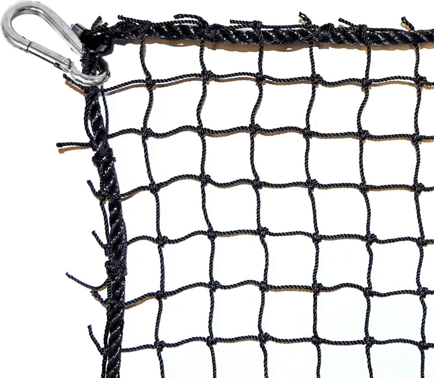 Just For Nets #18 Nylon Golf High Impact Net, 3/4' Mesh, Black