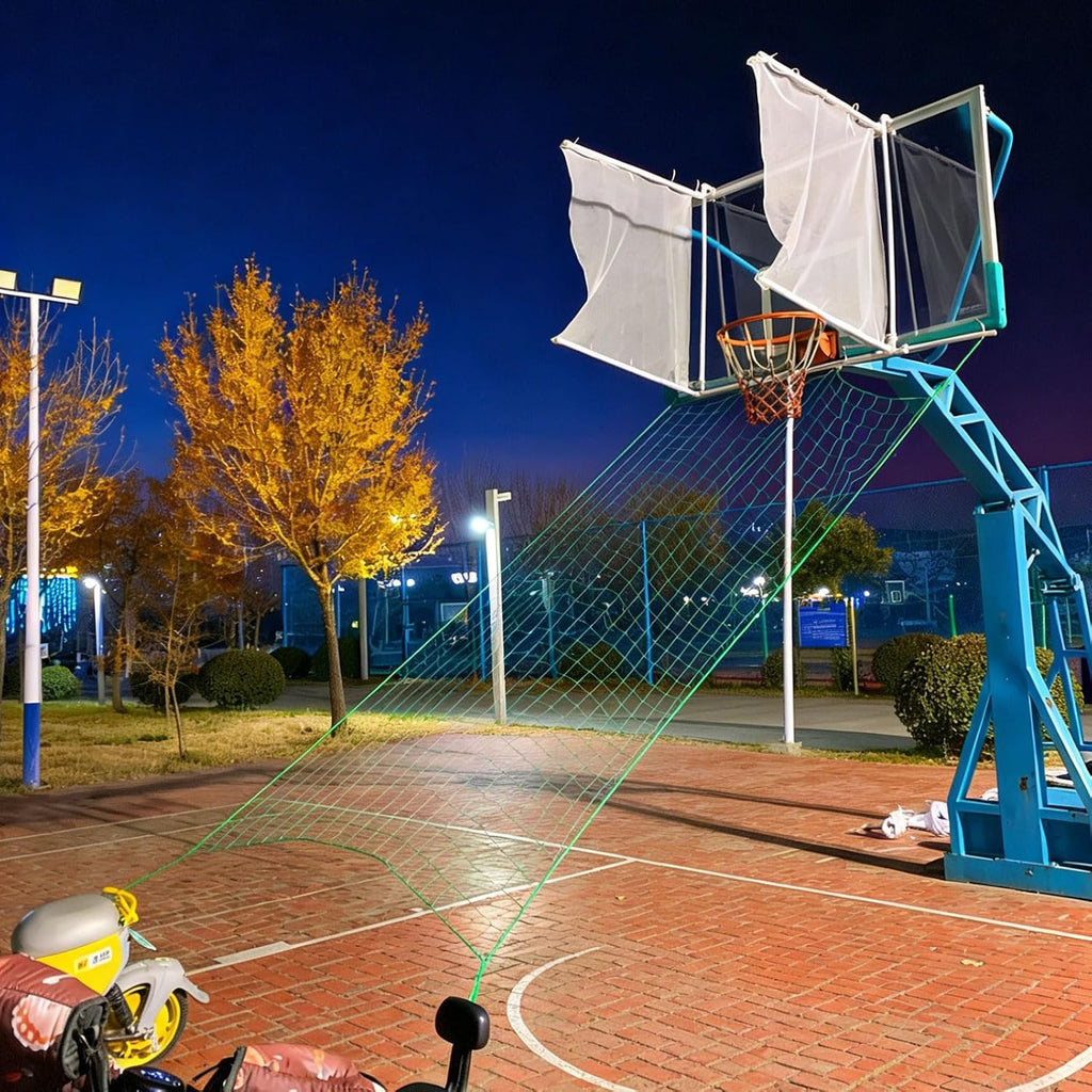 Basketball Rebounder, Basketball Return Attachment for Hoops, Basketball Backstop Catch Net for Shooting Practice Hoop Outdoor, Shot Trainer Rebounder Net for Efficient Training