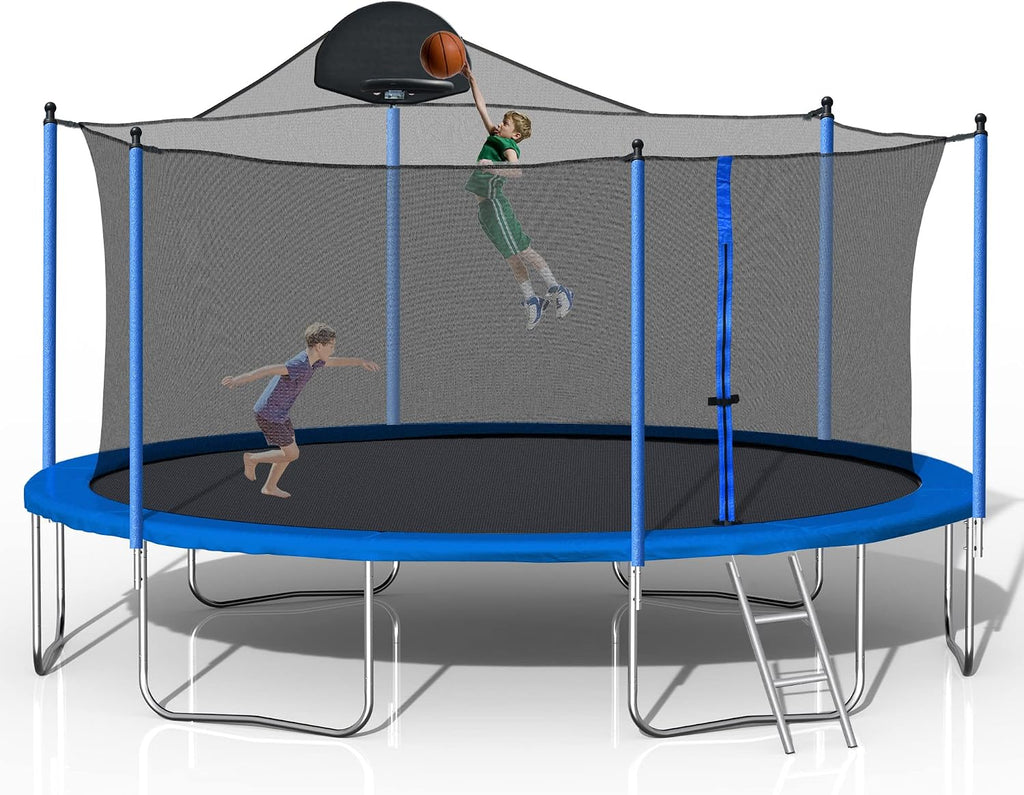 Trampoline with Outdoor Bounce Bed