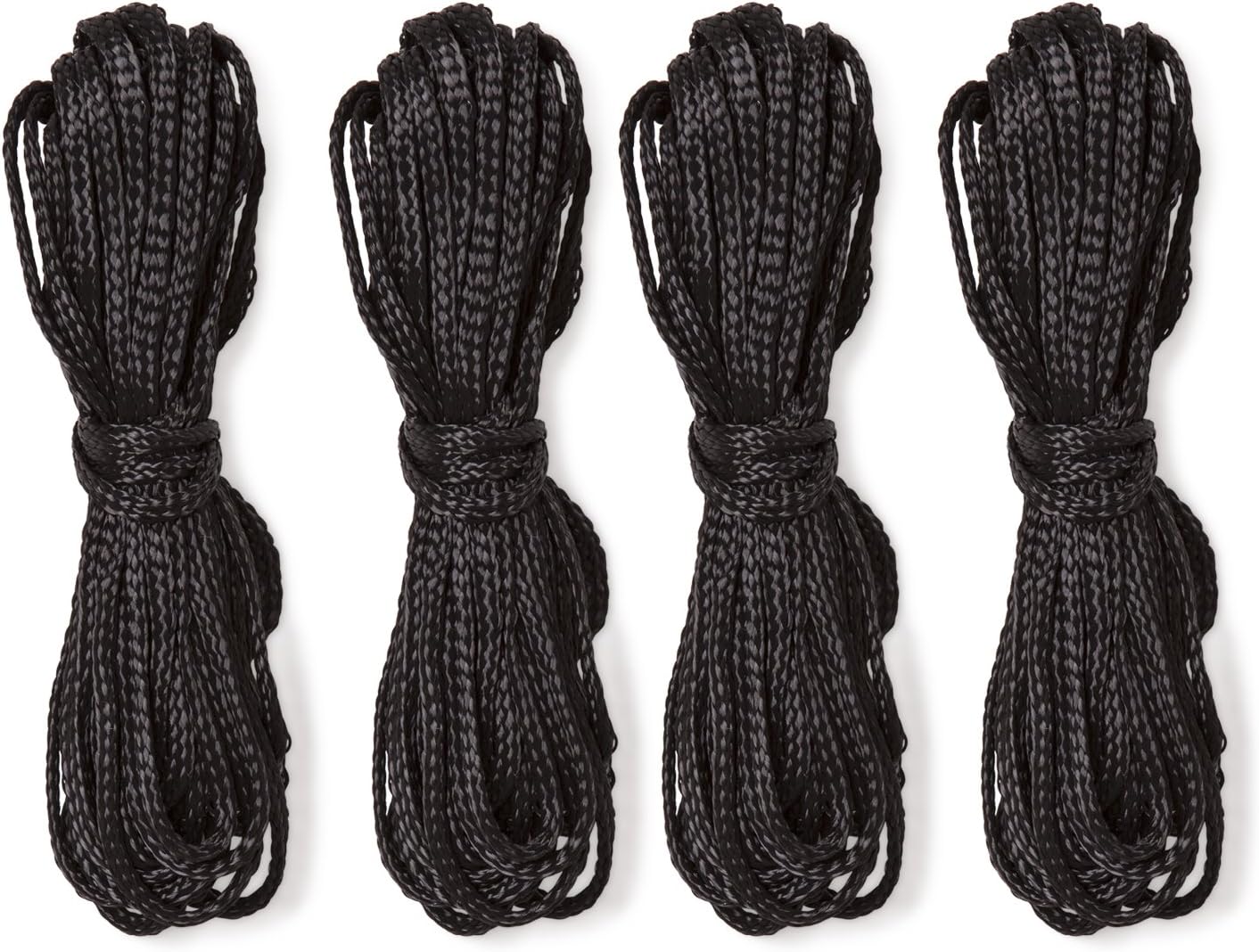 Champion Sports Lacrosse Goal Net - 6mm Official Size Black Weather Treated Nylon Net Replacement (Pack of 2)