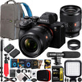Sony a7R V Full Frame Mirrorless Camera Body with FE 35mm F1.4 GM G Master Lens ILCE-7RM5 + SEL35F14GM Bundle with Deco Gear Photography Backpack + Monopod + Extra Battery, LED and Kit Accessories
