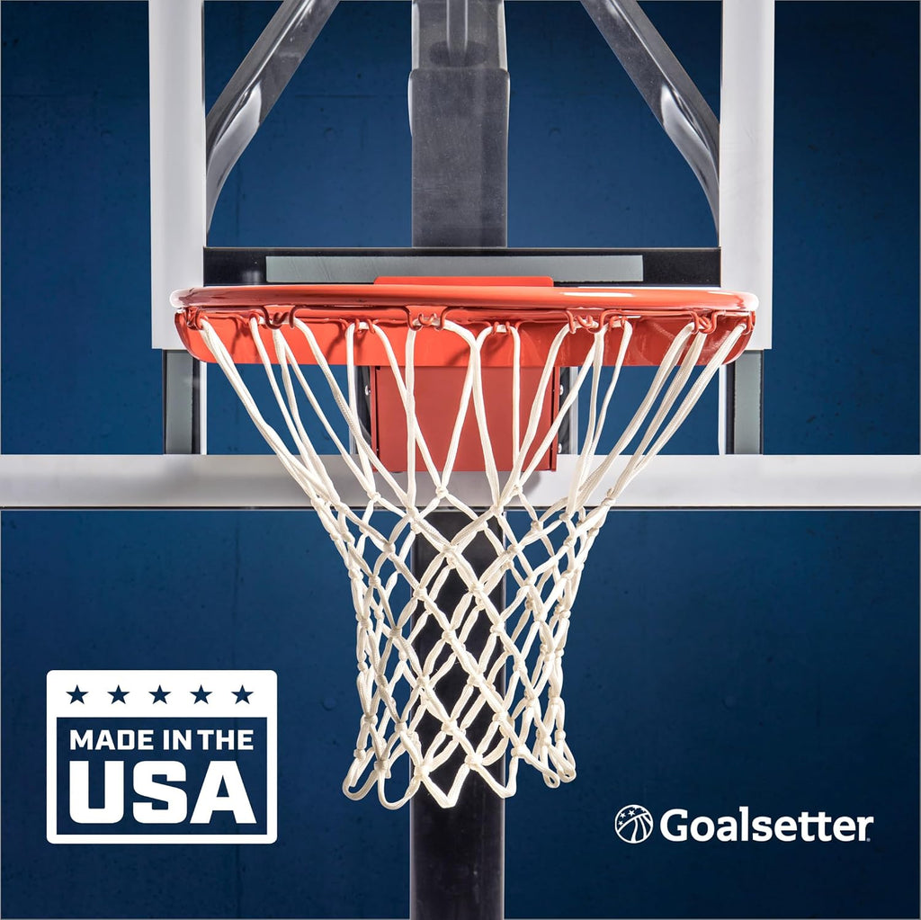 Goalsetter HD Breakaway Single Spring Basketball Rim Includes Mounting Hardware and Nylon Net
