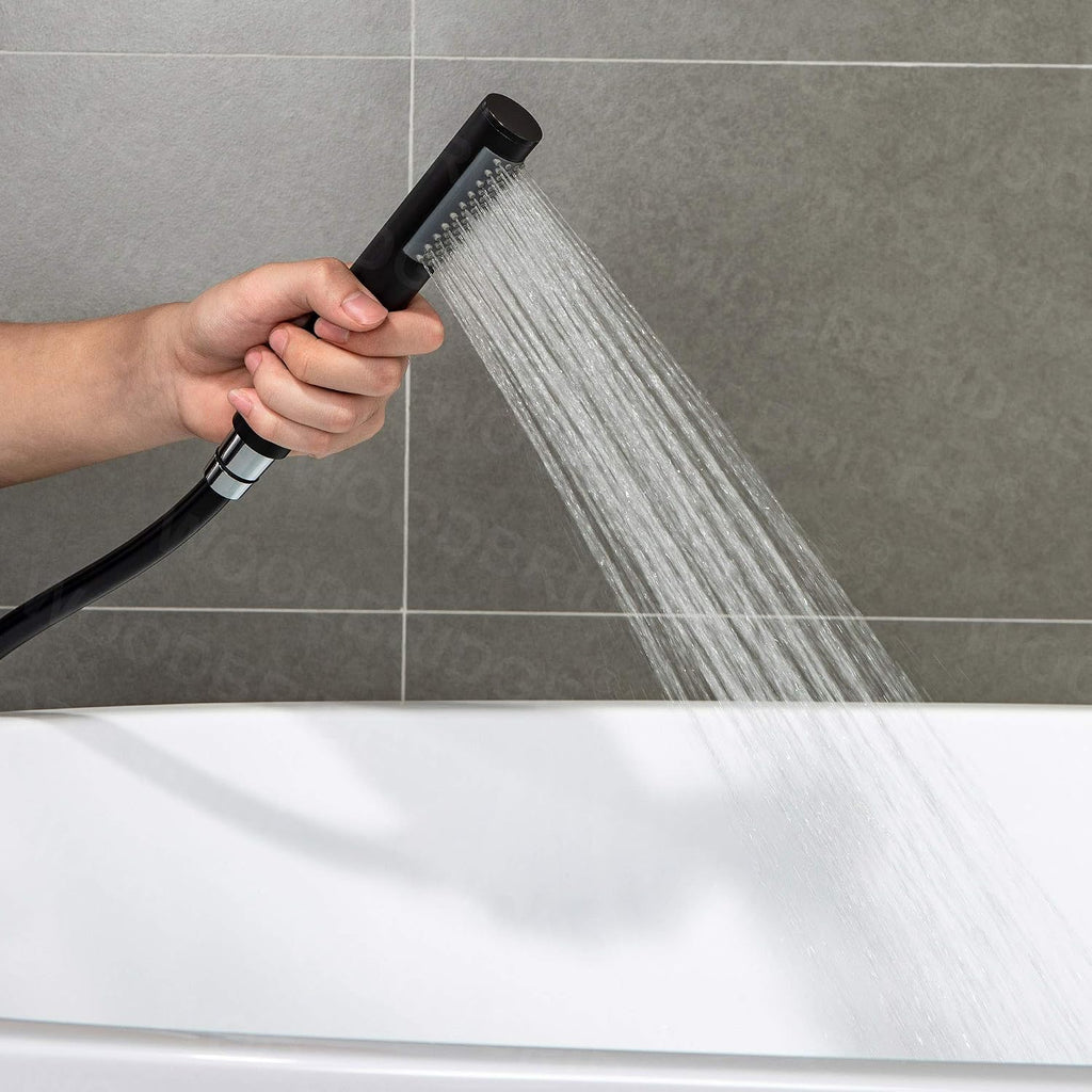 WOODBRIDGE F0006 MBRD Faucet, (L) 10 3/4' x (W) 6-1/4' x (H) 43-7/8, Matte Black