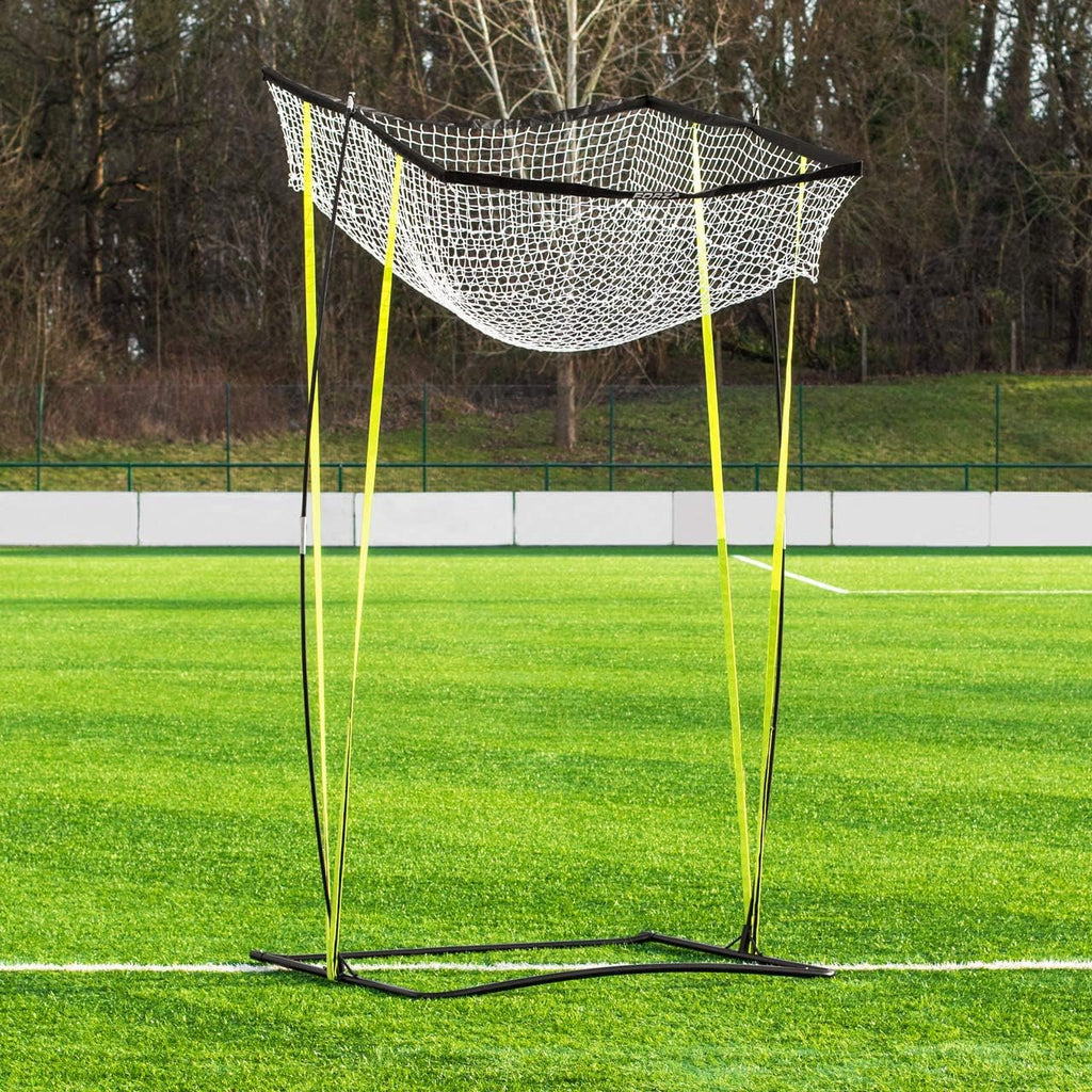 FORZA Quarterback Throwing Net - QB Target Practice Aid | Football Fade Trainer Practice Equipment | Quarterback Drop in Throwing Net | Football Training Gear
