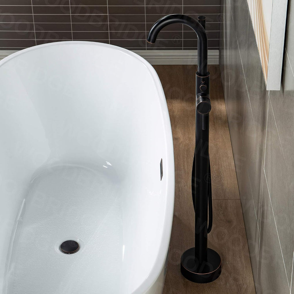 WOODBRIDGE F0010 ORBRD Faucet, (L) 10 3/4' x (W) 6-1/4' x (H) 43-7/8, Oil-Rubbed Bronze