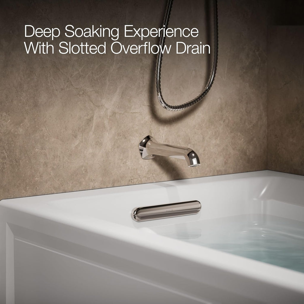 Kohler K-1124-XGHLA-0 Archer Bathtub, White