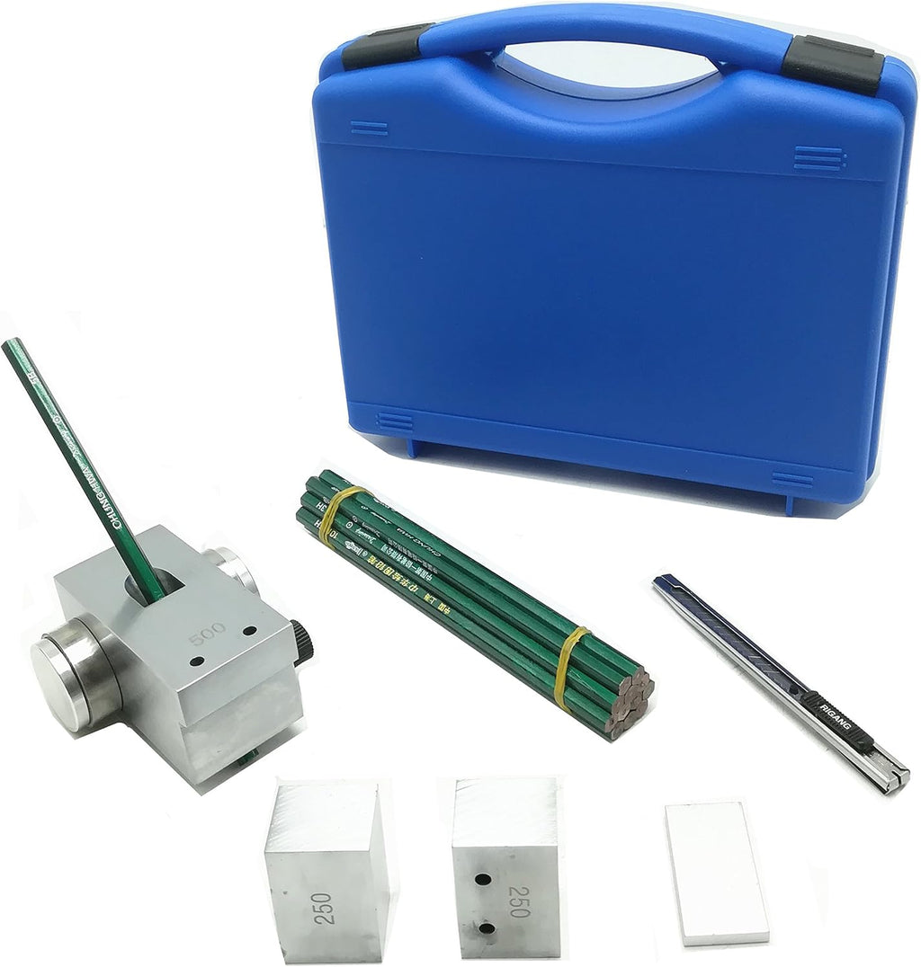 CGOLDENWALL Pencil hardness tester QHQ-A Paint Coating Film Scratch Tester Kit with 13 Pcs Pencils 500/750/1000g Weights for Abrasion, Scratch Resistance Test