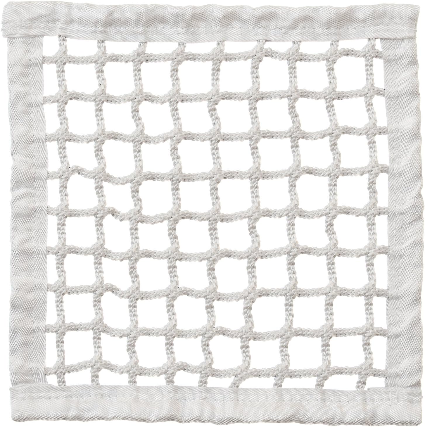 Champion Sports Lacrosse Goal Net - 7mm Official Size White Nylon Net Replacement (Pack of 2)