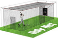 Baseball Softball Batting Cage Net with Realistic Catcher, Net Only, Backyard Practice Batting Cage Net, Heavy Duty Multi-Purpose Sports Net with Door