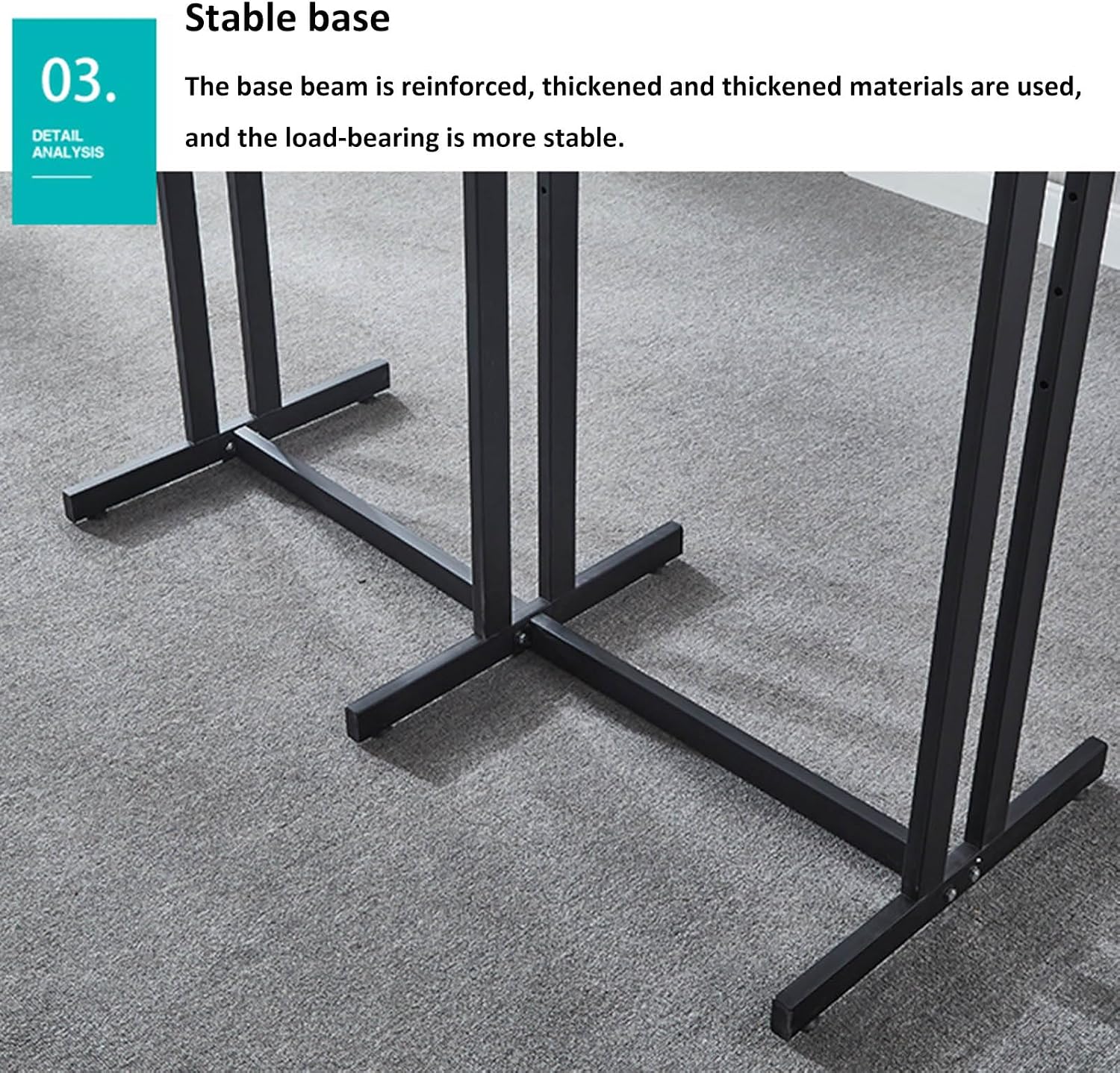 Floor-standing Heavy Duty Metal Garment Racks, Retail Boutique Store Clothes Display Rack Nakajima Rack ， Commercial Entryway Organizer Coat Rack，adjustable Height 6 Way Rack Clothes Hanging Rod