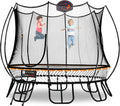 Free Jump Trampoline 10FT Round Springless Trampoline with Safety Enclosure Net - 10' Outdoor No Spring Trampoline for Kids, Teens and Adults - 10 Feet Recreational Trampoline with Ladder
