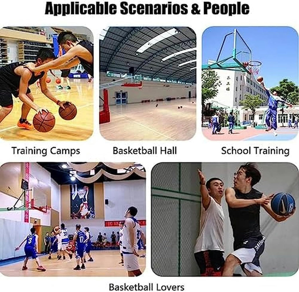 Automatic Shot Return Net for Basketball Hoops - Suspended Shooting Machine Design, Saves Time, Perfect for Backyard & Home Court