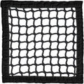 Champion Sports Lacrosse Goal Net - 6mm Official Size Black Weather Treated Nylon Net Replacement (Pack of 2)