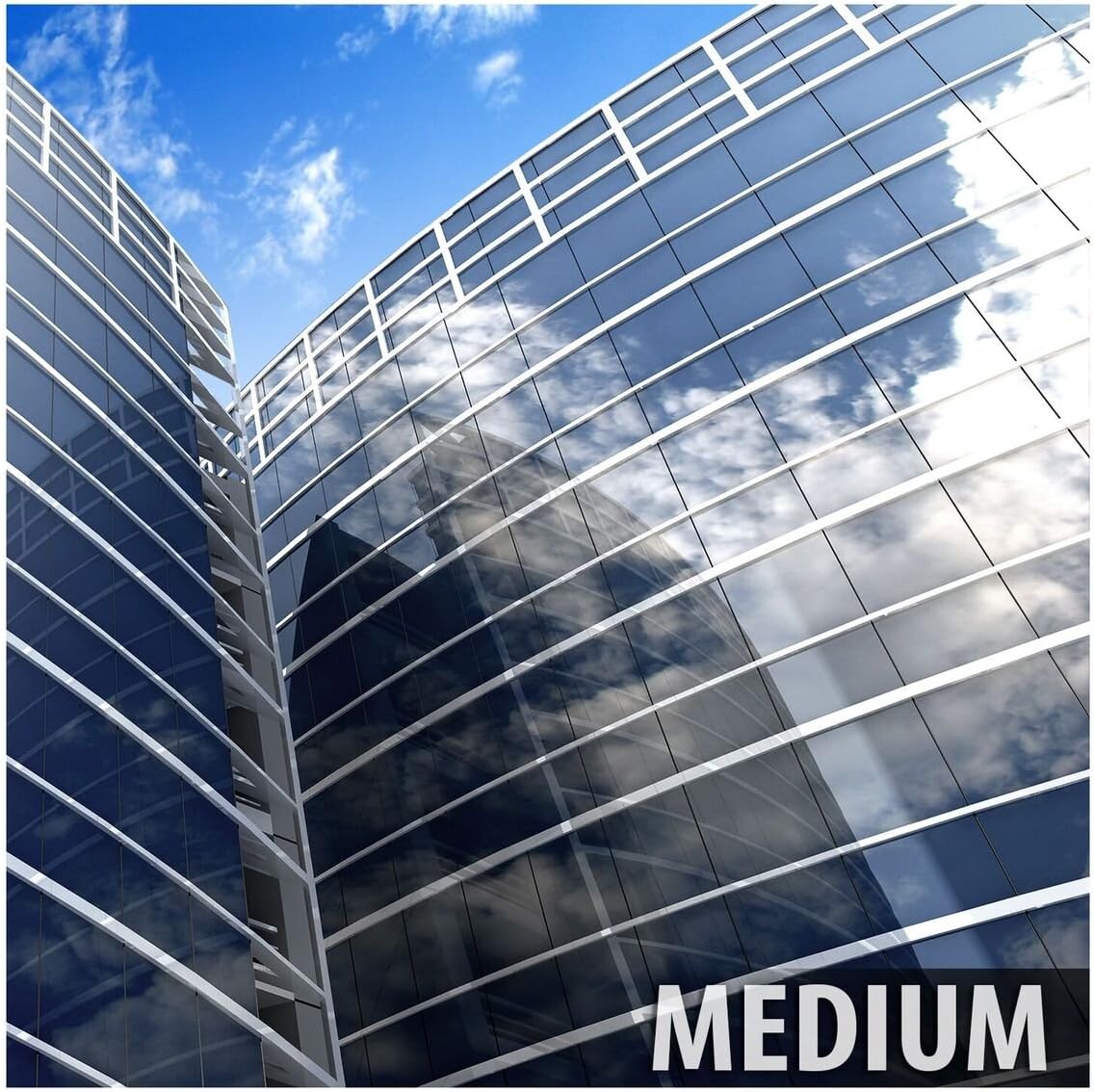 BDF S35 Window Film High Heat Rejection Reflective Silver 35 (Medium) - 60in X 50ft