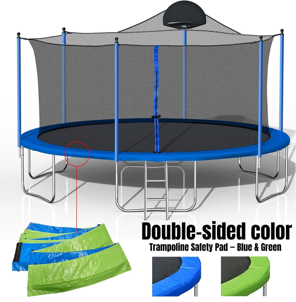 Trampoline with Outdoor Bounce Bed