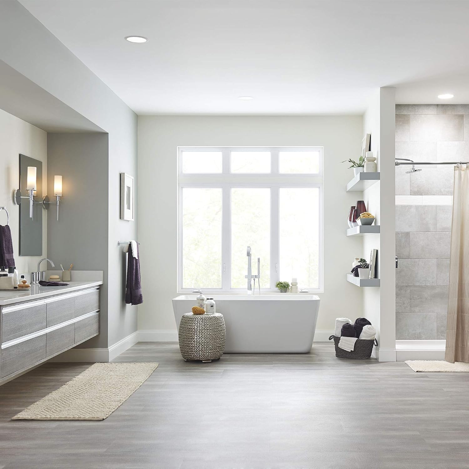 American Standard 2766034.020 Sedona Loft 62.75 in. Acrylic Freestanding Soaker Bathtub, White