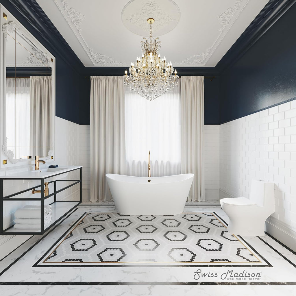 Swiss Madison SM-FB572 Ivy 67' Oval Bathtub