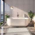 67' Acrylic Free Standing Tub, Stand Alone Tub, Freestanding Bathtub, Soaking Bathtub, cUPC Certified, CY(Glossy White)