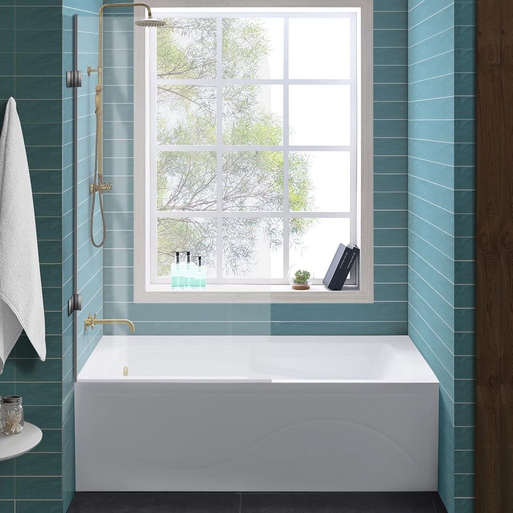 Swiss Madison Well Made Forever SM-AB545 Ivy Alcove Tub, 60' x 30', Glossy White