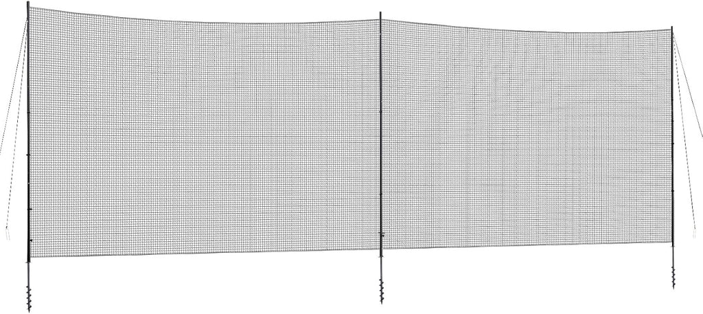 Ball Stop System - Soccer Backstop Net, Heavy Duty, High Impact, Practice Barrier