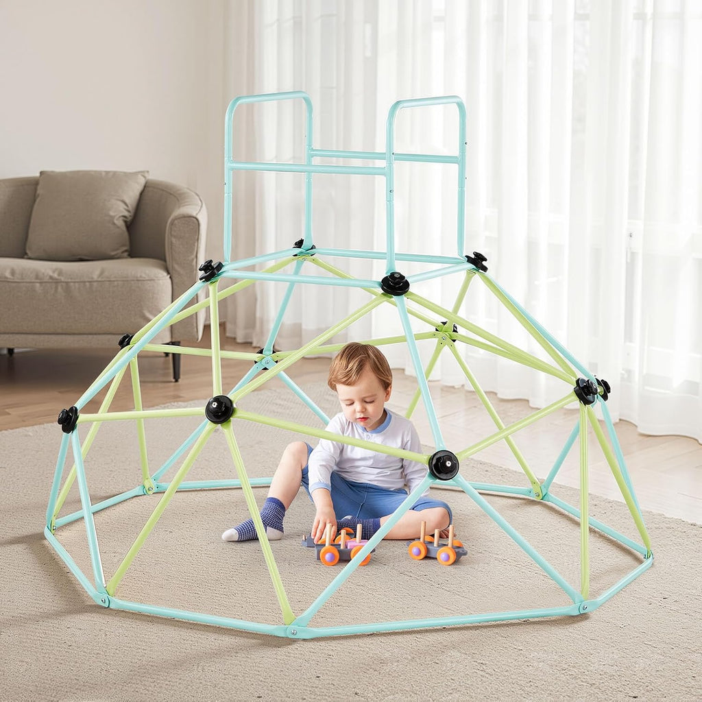 VEVOR Climbing Dome, 6FT Geometric Dome Climber for Kids, 600LBS Loading Indoor/Outdoor Jungle Gym Playground, Easy-Assembly Backyard Climbing Play Equipment for Boys Girls 3 to 10 Years Old