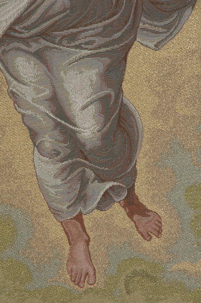 Charlotte Home Furnishings Inc. Transfiguration Of Jesus Italian Tapestry Wall Hanging 25 X 18 Inch Viscose Cotton And Polyester Blend Wall Art Perfect For Home Decor And Wall Decor By Raphael