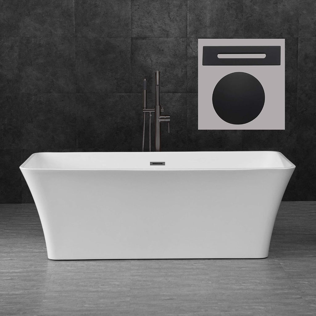 WOODBRIDGE B0004-MB-Drain &O Bathtub, White