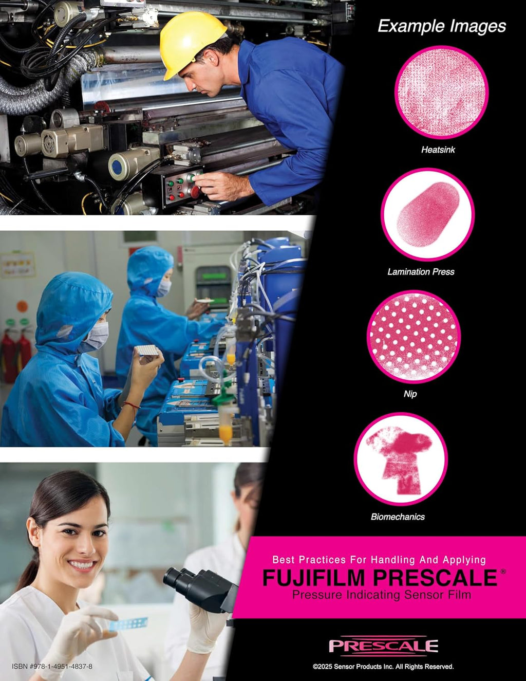 Fujifilm Prescale Ultra Low LLLW (3LW) - Surface Pressure Mapping; Pressure Indicating Film; Tactile Sensor - Pressure Range 28-85 PSI; 1 ft. x 10.6 in. Section - Best Practices Guide Included