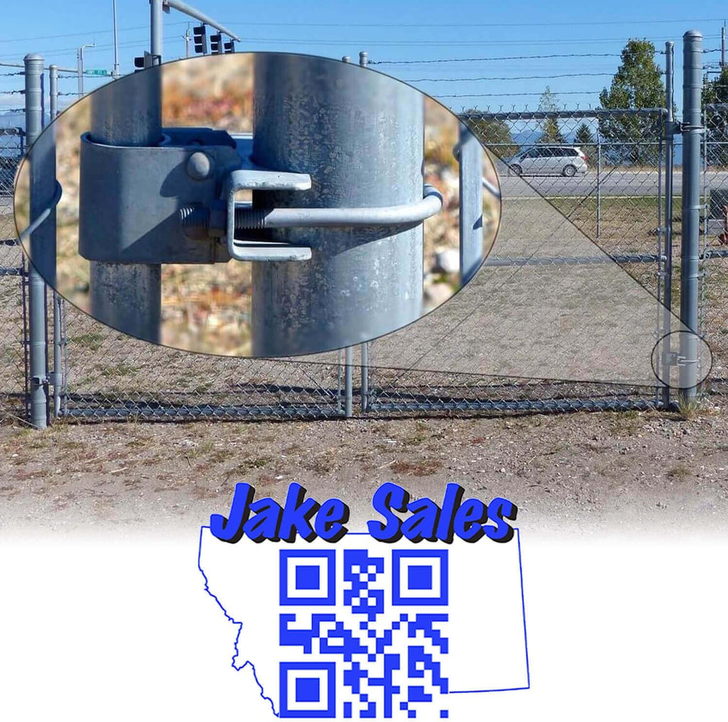 Chain Link Fence Bull Dog Commercial Duty Gate Hinge-for 2-3/8' Outside Diameter Gate Post/Pipe & 1-5/8' Thru 1-7/8' CASE Qty 10