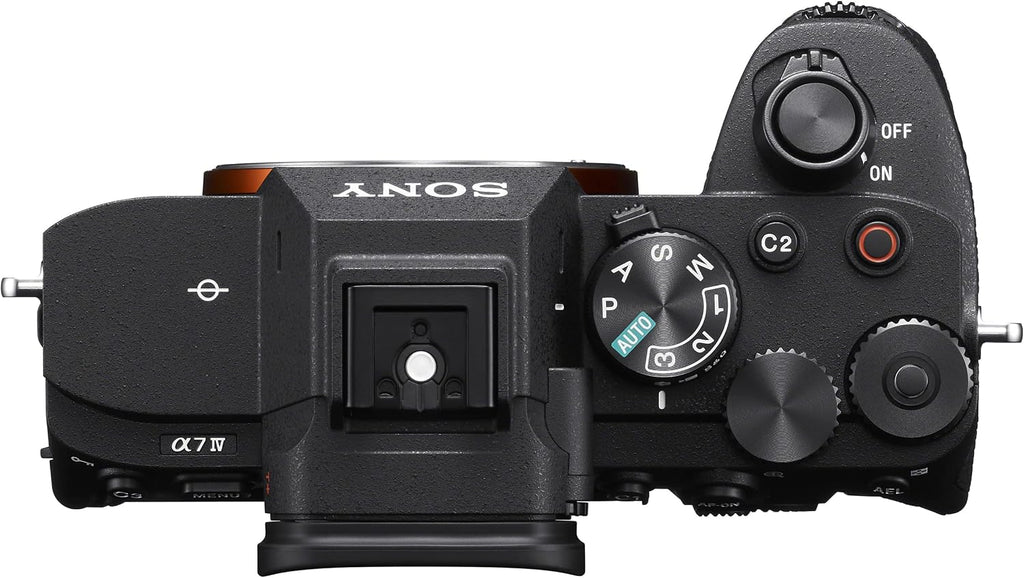 Sony a7 IV Full Frame Mirrorless 33MP Alpha Interchangeable Lens Camera | Official Sony USA Partner Model | Body ILCE-7M4/B Bundle with Deco Gear Case + Tripod + Extra Battery, Dual Charger, Software