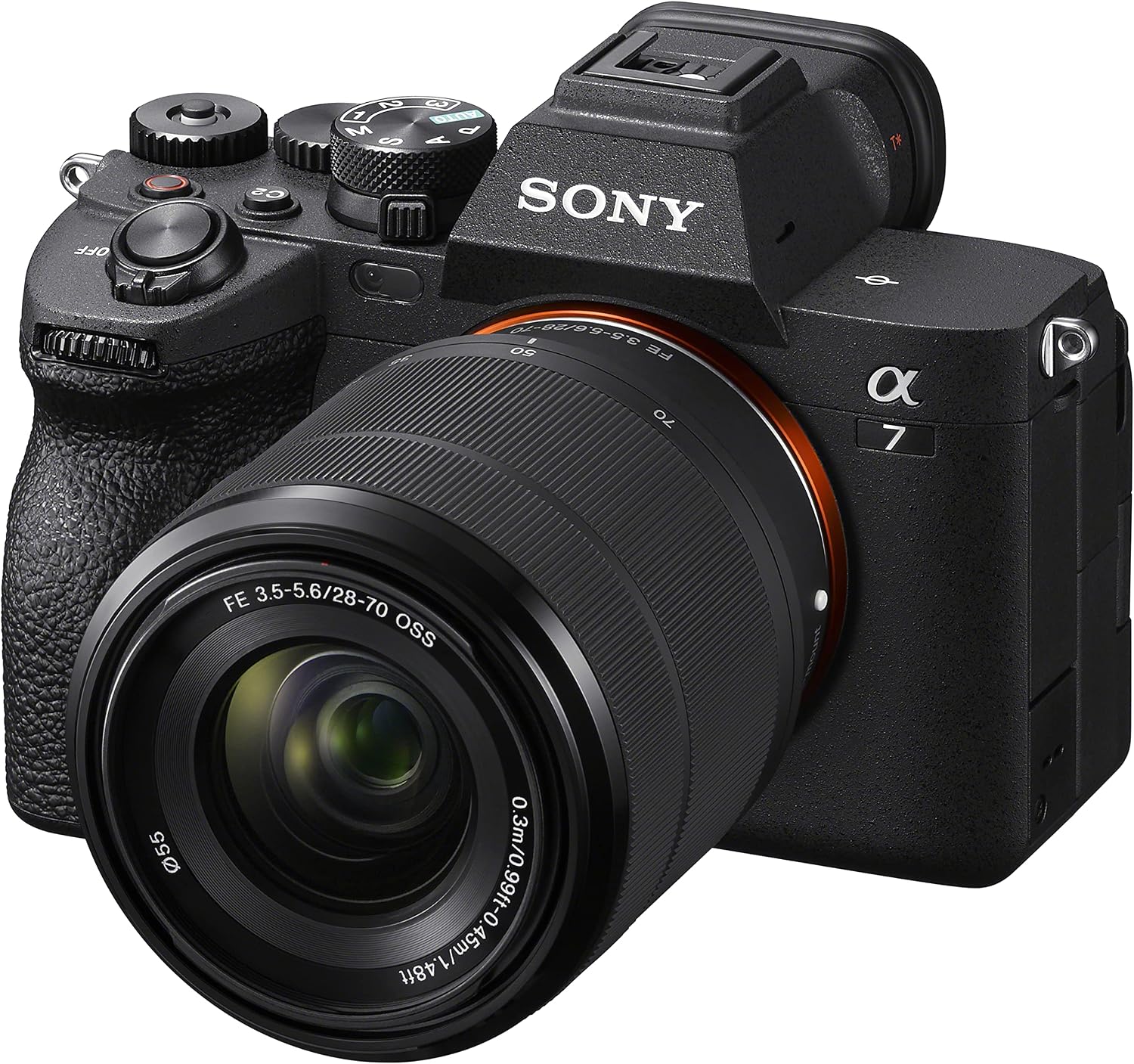 Sony a7 IV Mirrorless Full Frame Camera Body with 28-70mm F3.5-5.6 Lens Kit ILCE-7M4K/B | Official Sony USA Partner Model | Bundle with Deco Gear Photography Case + Tripod + Extra Battery + Charger