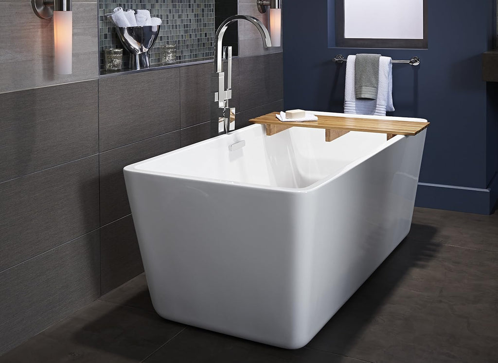 American Standard 2766034.020 Sedona Loft 62.75 in. Acrylic Freestanding Soaker Bathtub, White
