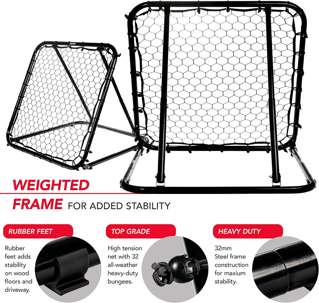 Franklin Sports Basketball Rebounder Adjustable Portable Pass Back Training Aid Multi Sport Baseball Softball Soccer