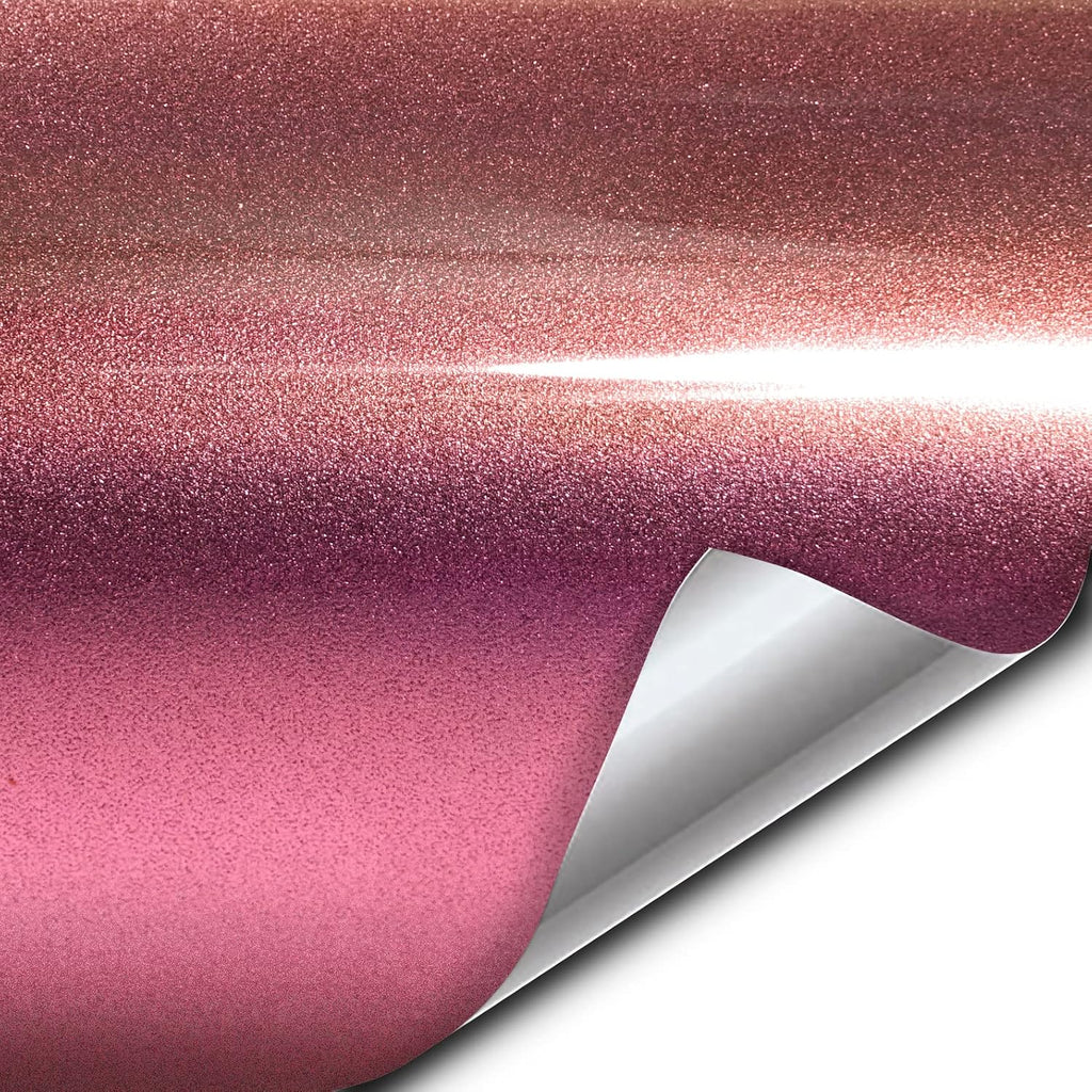 VVIVID XPO Gloss Liquid Metal Pink Vinyl Car Wrap Film (25ft x 5ft)