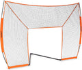 Bownet Portable Lacrosse Backstop Net 12' x 9' – Halo Goal Barrier & Shooting Trainer with Frame, E.A.S. Technology, Indoor/Outdoor Folding Practice Net, Carry Bag Included
