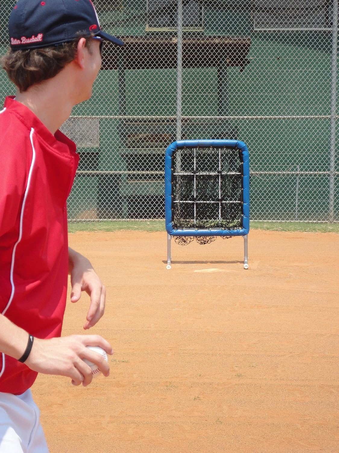Pitchers Pocket® The Original 9 Hole Pitching Net | Softball & Baseball Pitching Target