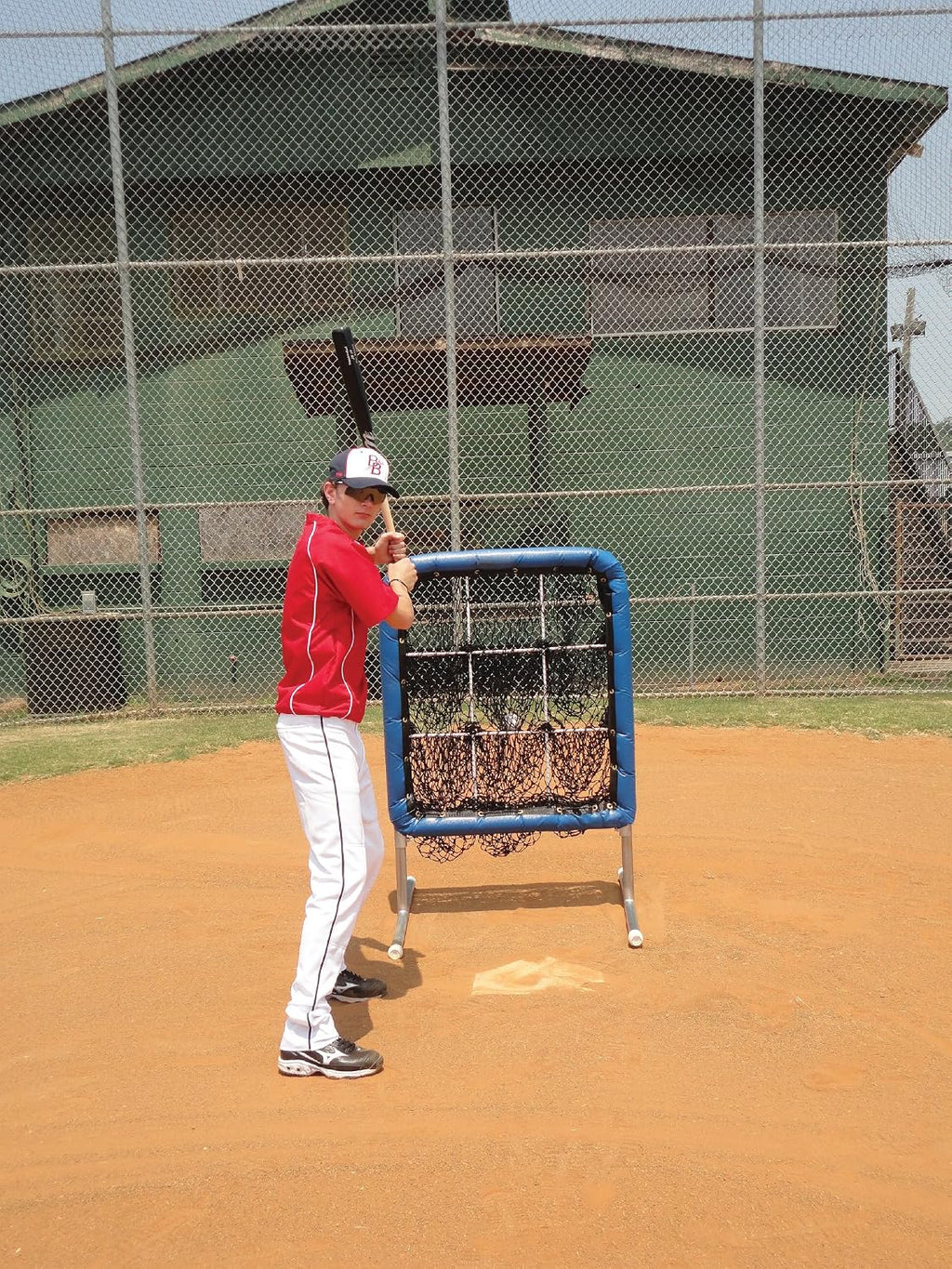 Pitchers Pocket® The Original 9 Hole Pitching Net | Softball & Baseball Pitching Target