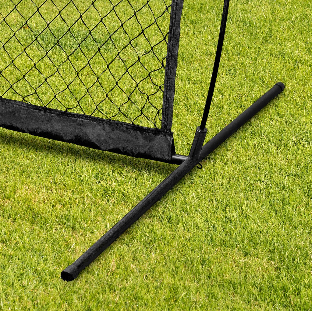 FORZA Football Quarterback Throwing Net | 8ft x 8ft Quarterback Target Net with 5 Pockets, Portable Practice Net for Football Accuracy Training