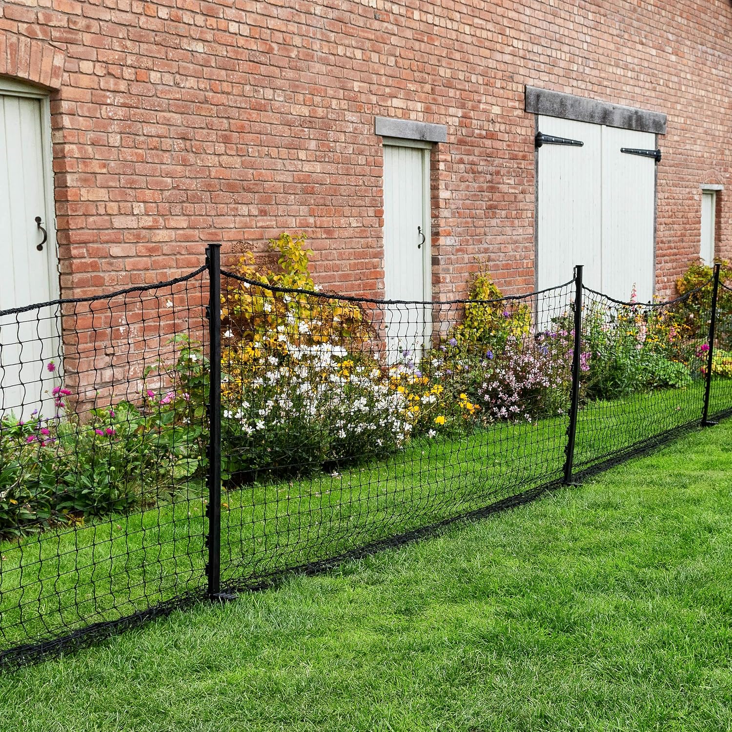 Cricket Ball Stop Net | Backyard Backstop Netting [66ft x 3ft Post and Net Package]