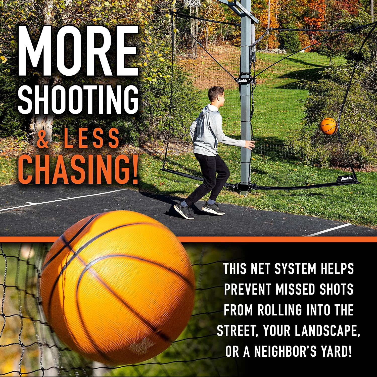 Franklin SportsBasketball Pass Back Rebounder